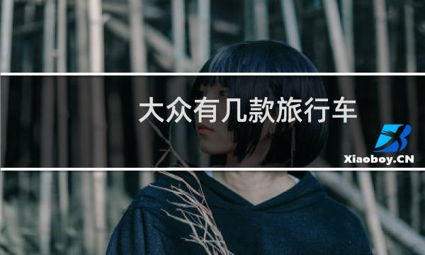 大众有几款旅行车