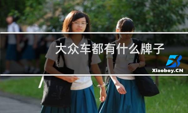 大众车都有什么牌子
