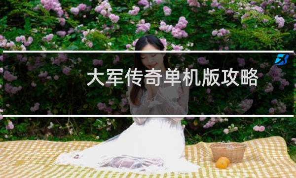 大军传奇单机版攻略