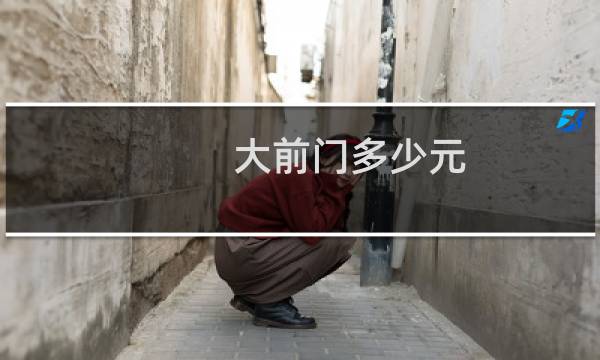 大前门多少元