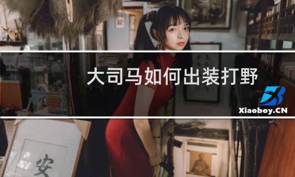 大司马如何出装打野