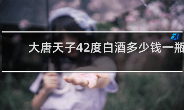 大唐天子42度白酒多少钱一瓶