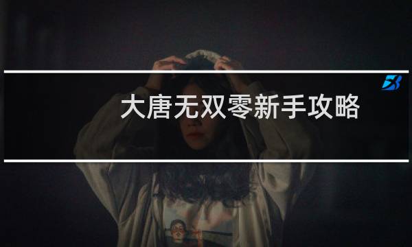 大唐无双零新手攻略