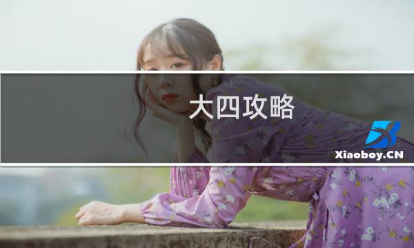 大四攻略