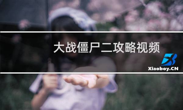 大战僵尸二攻略视频