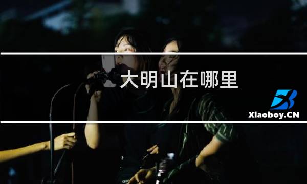 大明山在哪里?