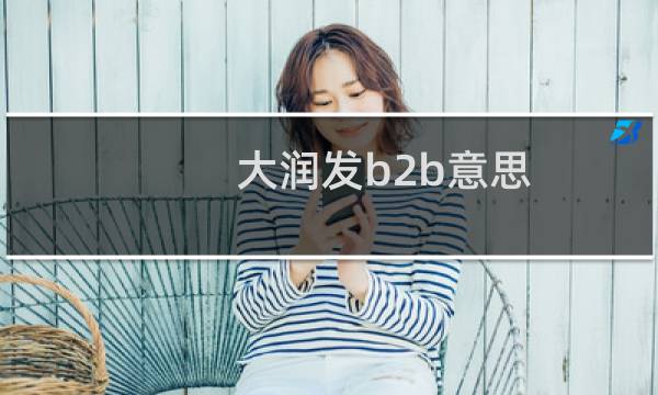 大润发b2b意思