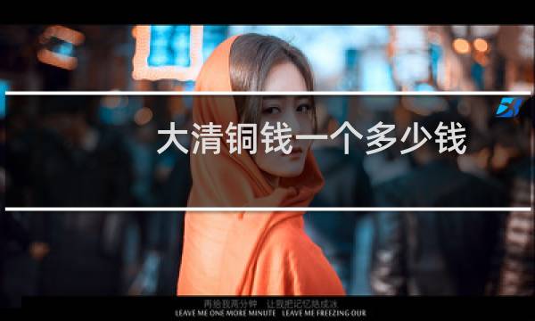 大清铜钱一个多少钱