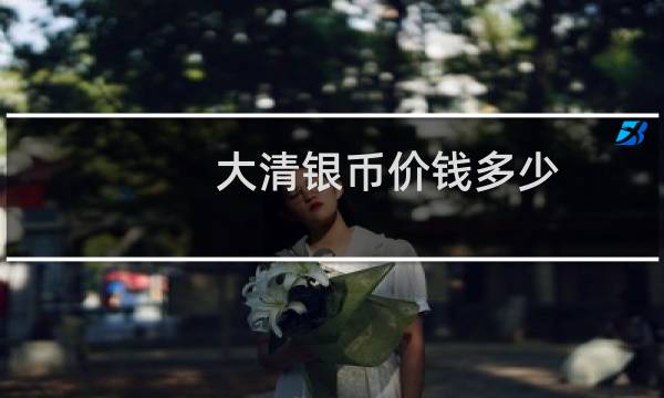 大清银币价钱多少