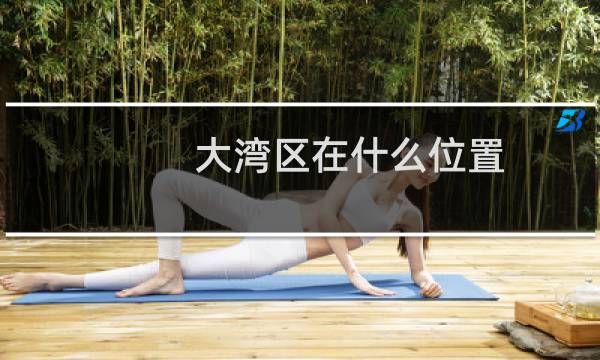 大湾区在什么位置