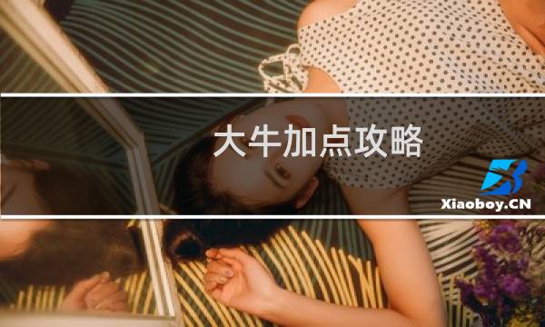 大牛加点攻略