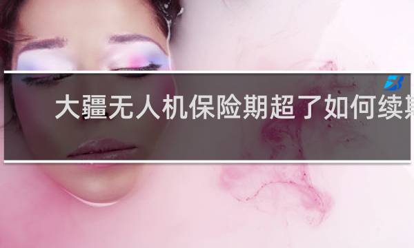 大疆无人机保险期超了如何续期
