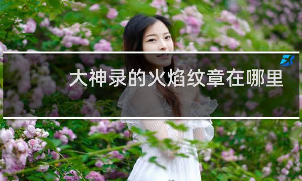 大神录的火焰纹章在哪里