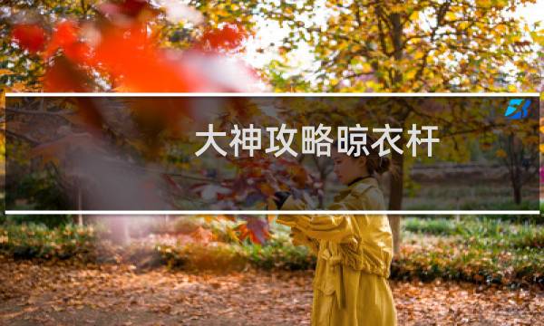 大神攻略晾衣杆