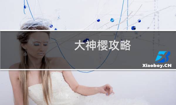 大神樱攻略