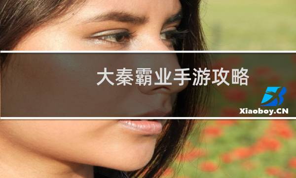 大秦霸业手游攻略