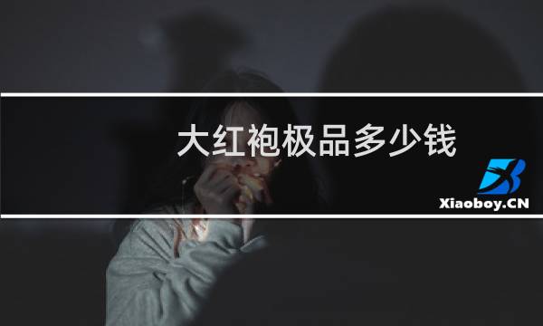 大红袍极品多少钱