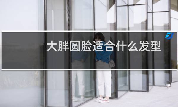 大胖圆脸适合什么发型