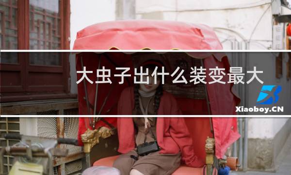 大虫子出什么装变最大