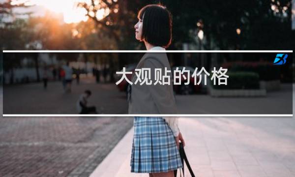 大观贴的价格
