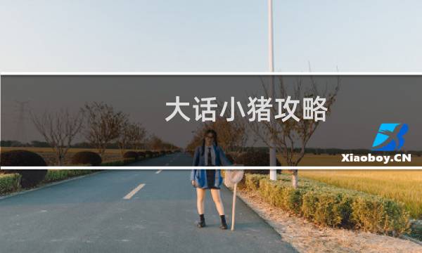 大话小猪攻略