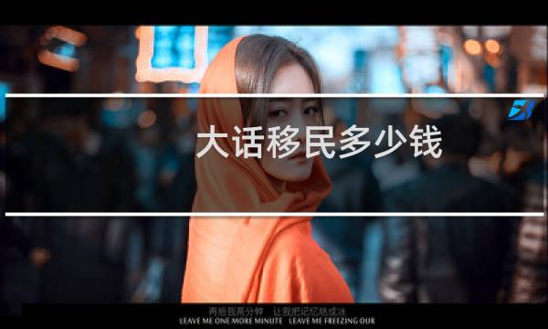 大话移民多少钱