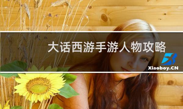 大话西游手游人物攻略