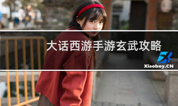 大话西游手游玄武攻略