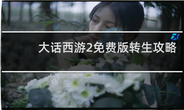 大话西游2免费版转生攻略