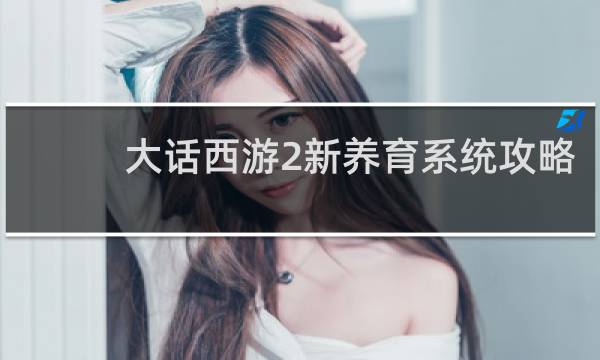 大话西游2新养育系统攻略