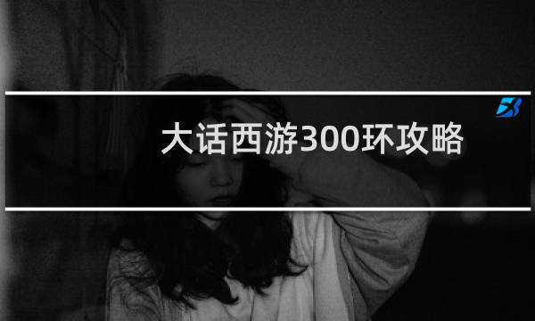 大话西游300环攻略