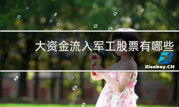大资金流入军工股票有哪些