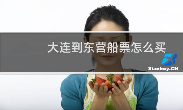 大连到东营船票怎么买