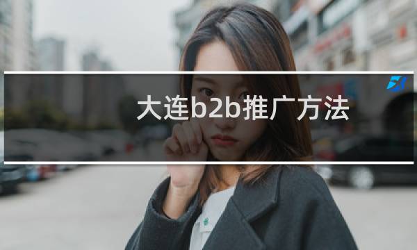 大连b2b推广方法