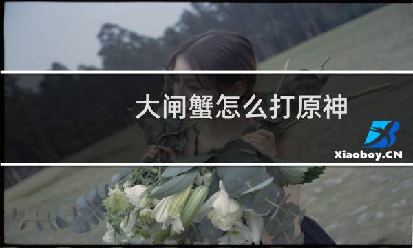 大闸蟹怎么打原神