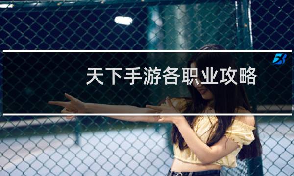 天下手游各职业攻略