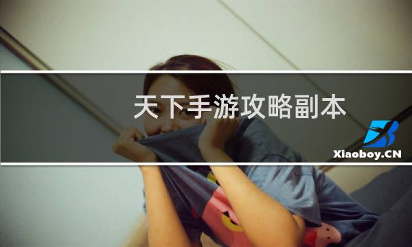 天下手游攻略副本