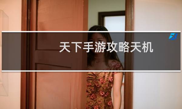 天下手游攻略天机
