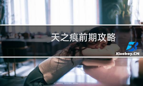天之痕前期攻略