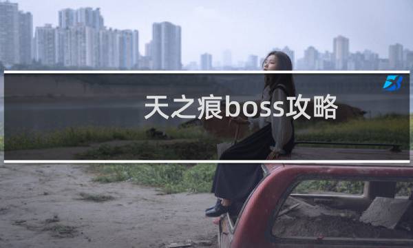 天之痕boss攻略