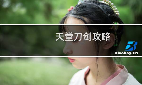 天堂刀剑攻略