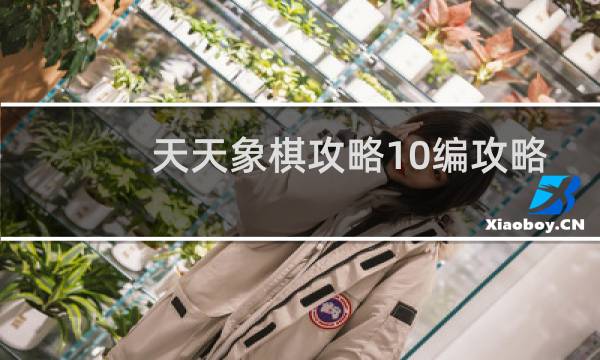天天象棋攻略10编攻略