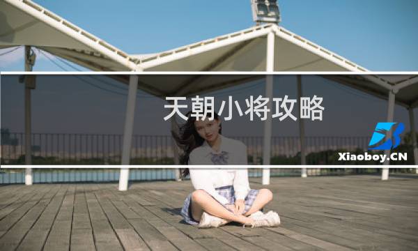 天朝小将攻略