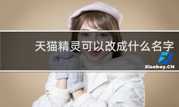 天猫精灵可以改成什么名字