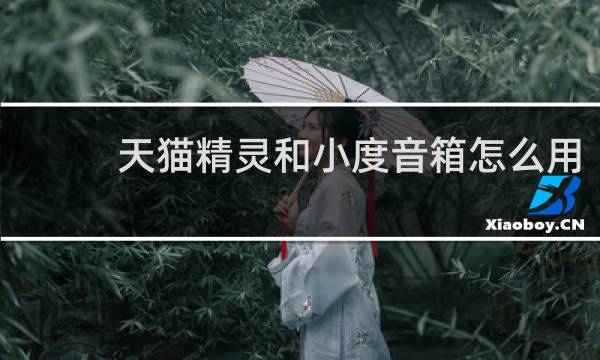 天貓精靈和小度音箱怎么用