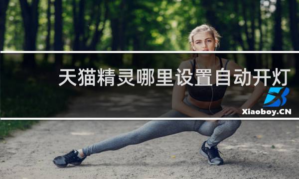 天猫精灵哪里设置自动开灯