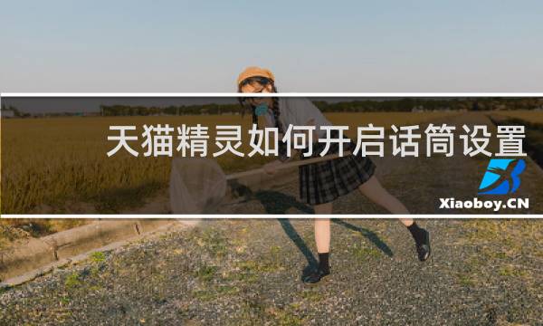 天猫精灵如何开启话筒设置