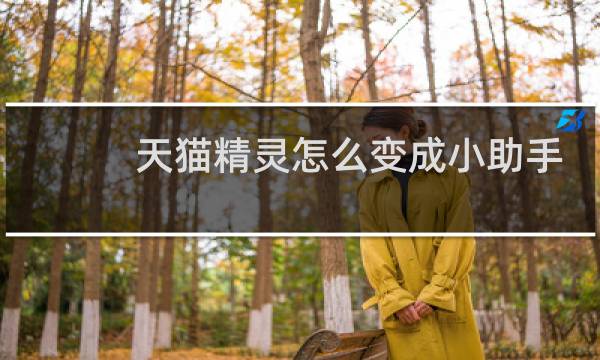 天猫精灵怎么变成小助手