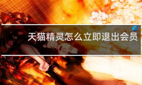 天猫精灵怎么立即退出会员