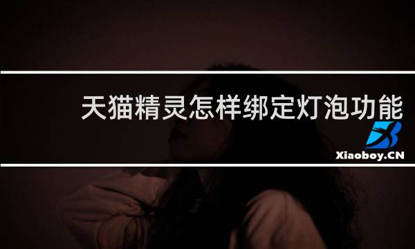 天猫精灵怎样绑定灯泡功能